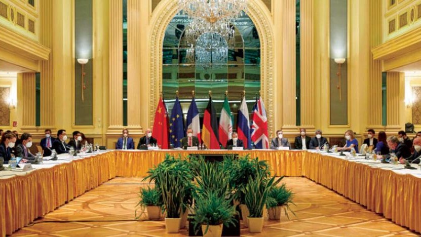 صورة من أحد اجتماعات فيينا للبحث في الاتفاق النووي مع إيران