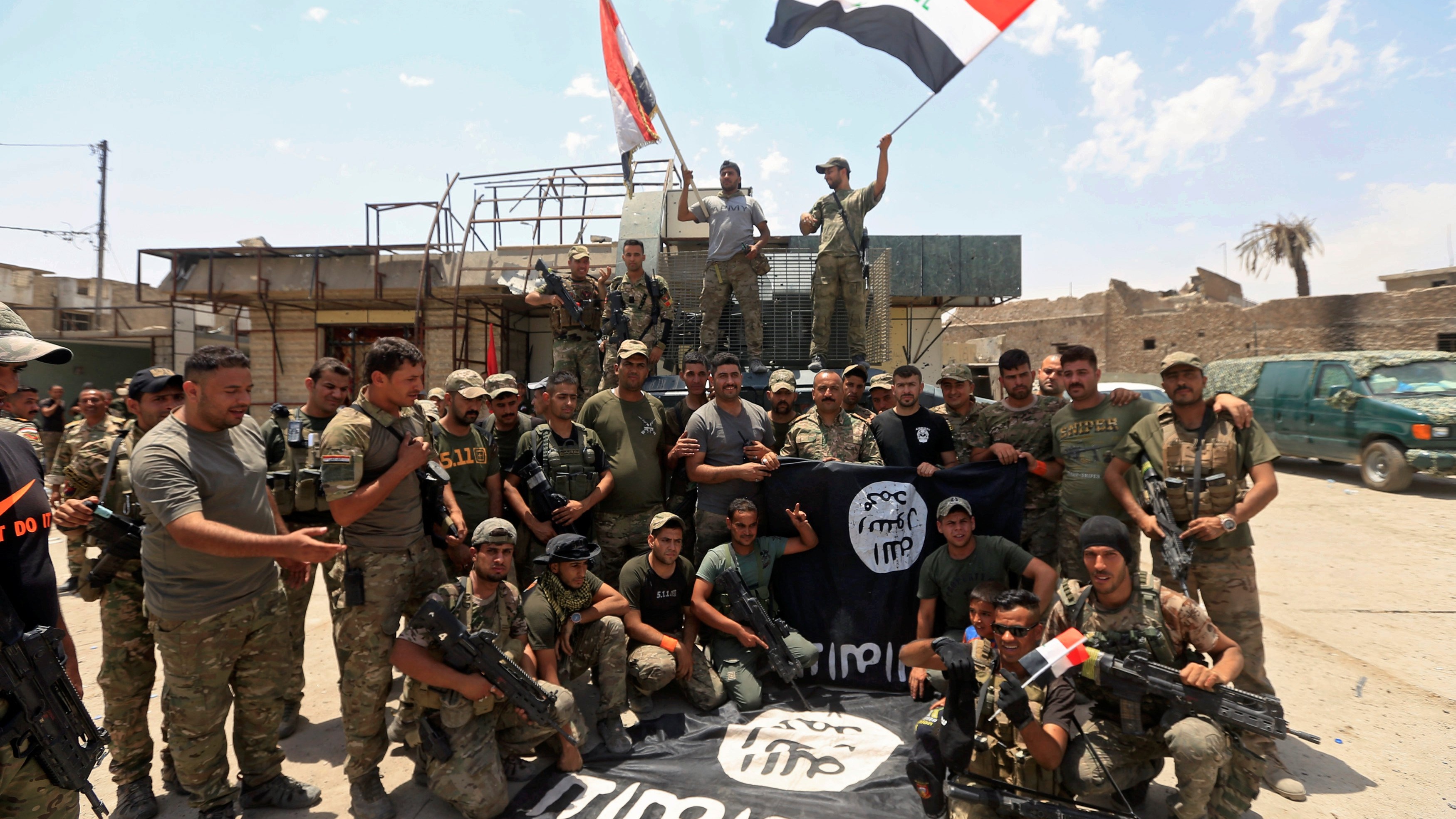 قوات عراقية في عملية عسكرية ضد تنظيم داعش