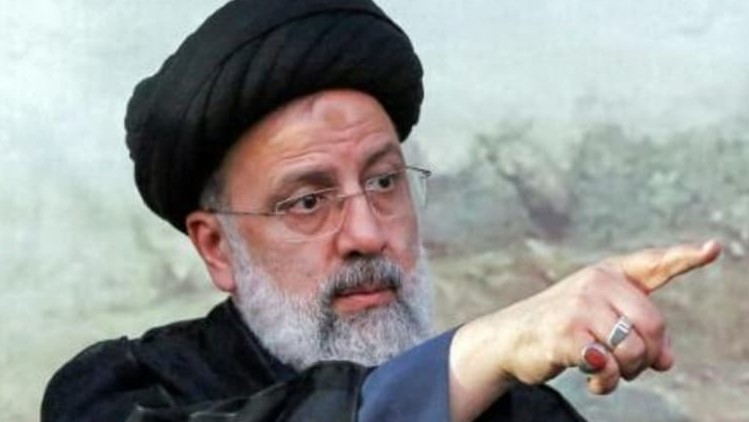 لرئيس الإيراني الجديد ابراهيم رئيسي في صورة التقطت في السادس من يونيو 2021 خلال الحملة الانتخابية في اسلام شهر