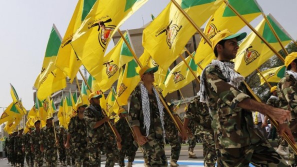 كتائب حزب الله العراقي خلال استعراض عسكري