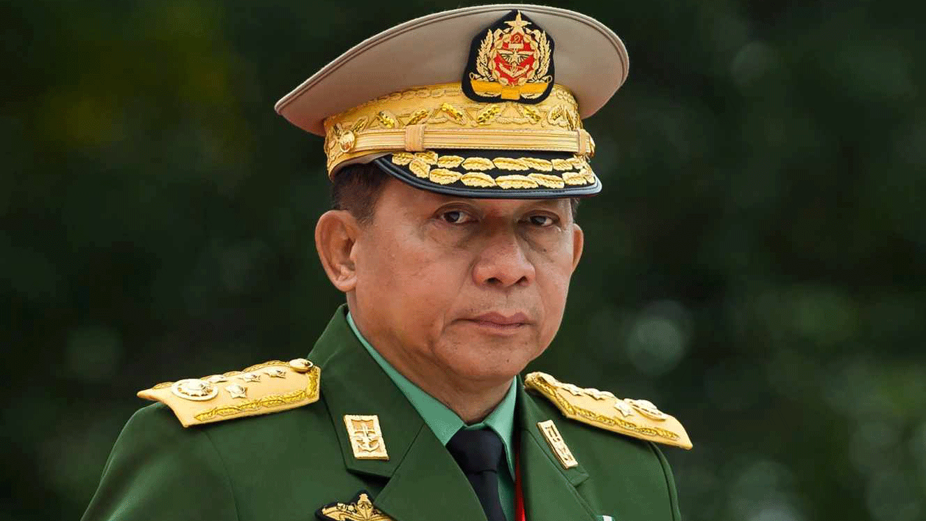 رئيس المجلس العسكري البورمي مين أونغ هلاينغ
