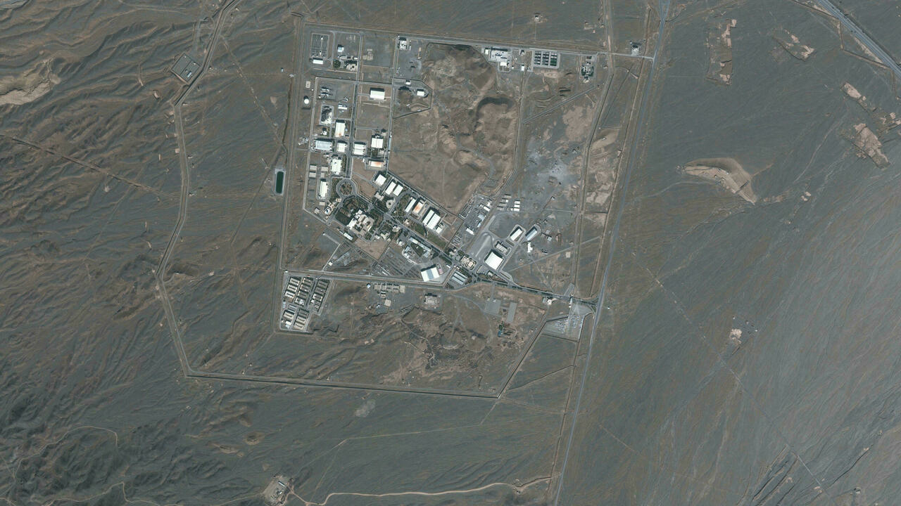 صورة ملتقطة من الأقمار الاصطناعية تظهر منشأة نطنز لتخصيب اليورانيوم في إيران، وزعتها شركة 
