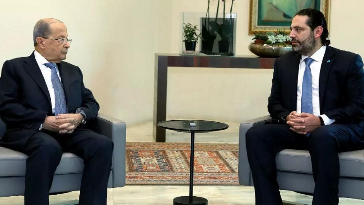 صورة من الأرشيف لأحد اللقاءات الكثيرة بين رئيس الجمهورية ميشال عون ورئيس الحكومة المكلف سعد الحريري