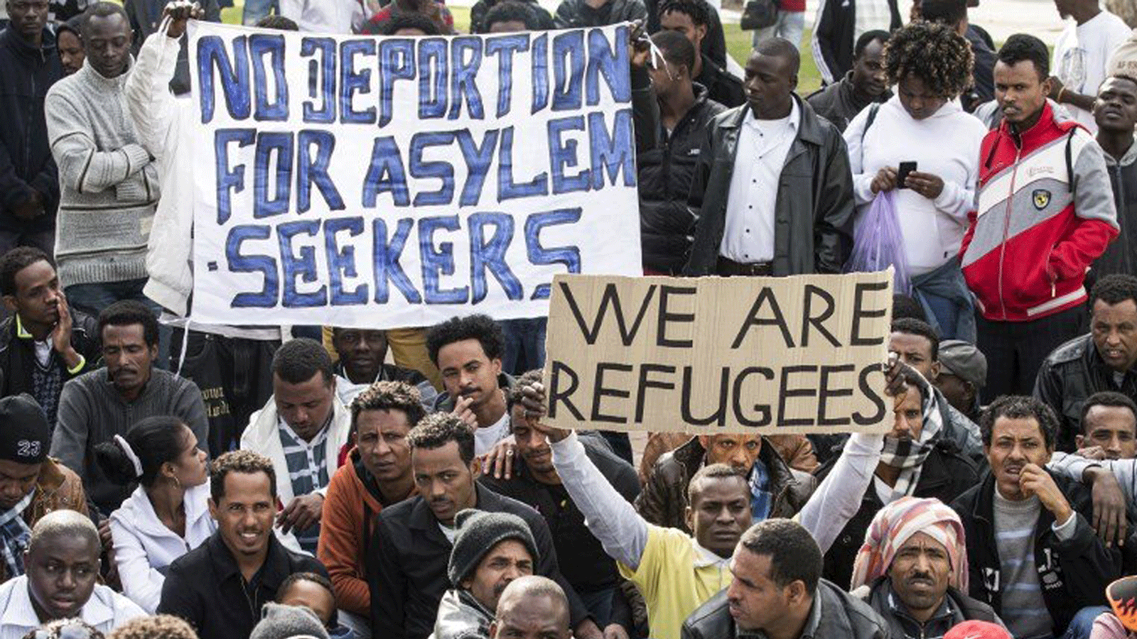 مهاجرون إريتريون في سويسرا يحتجون على عمليات الترحيل(أرشيفية)