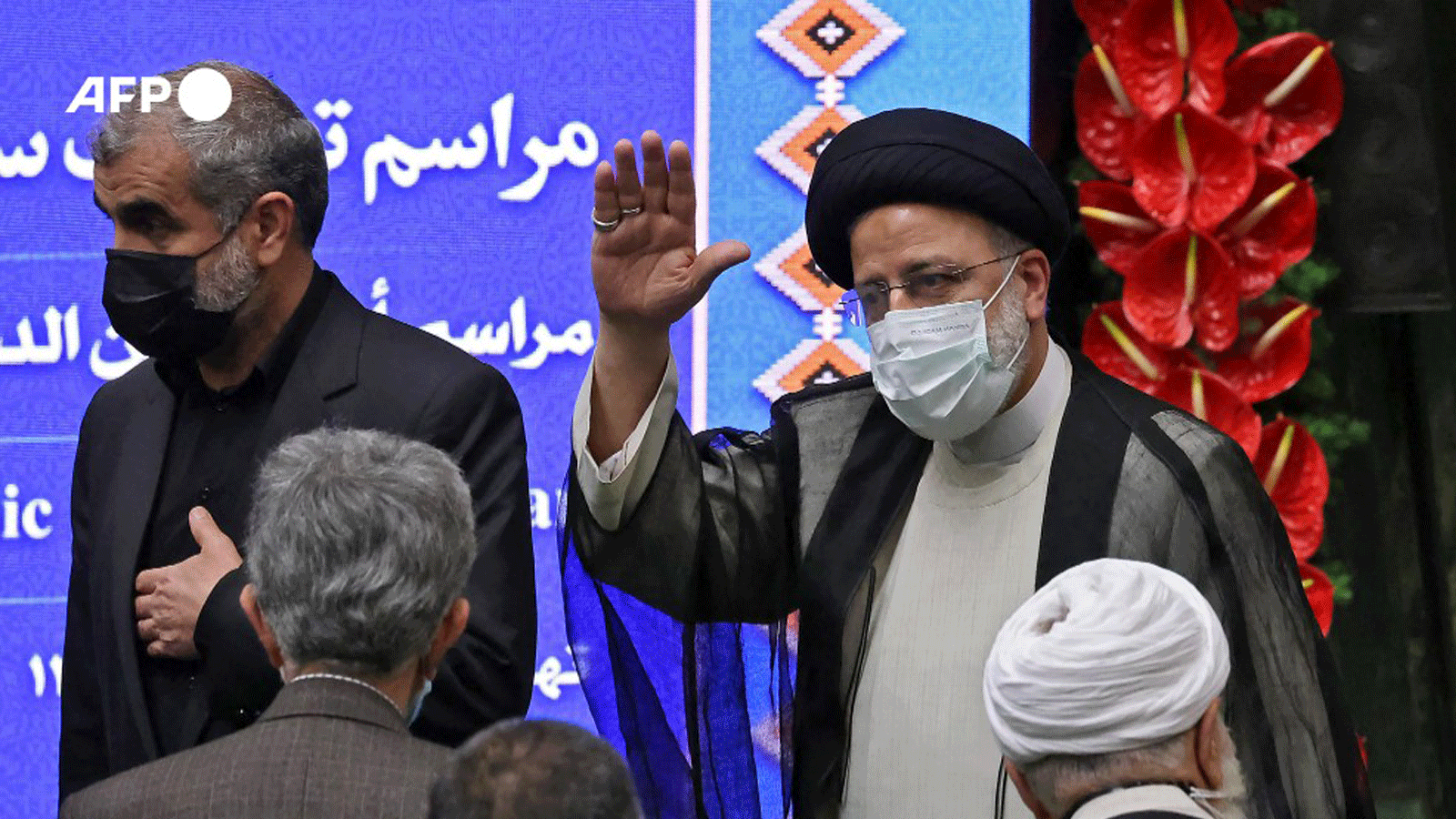 رجل الدين الإيراني إبراهيم رئيسي يؤدي اليمين كرئيس ثامن للجمهورية الإسلامية 5 آب/أغسطس 2021