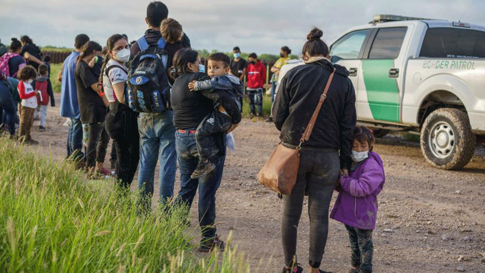 مهاجرون من المكسيك على حدود تكساس
