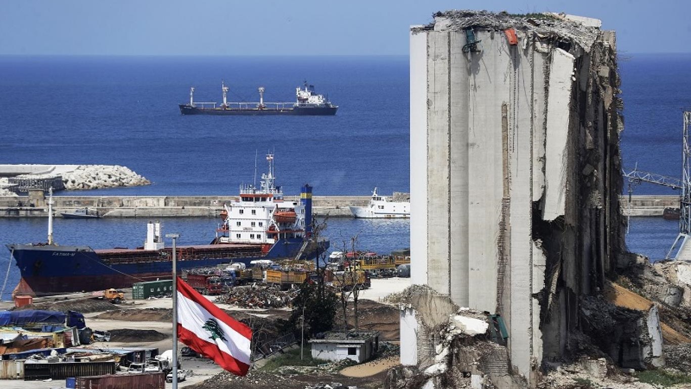 ما بقي من مرفأ بيروت بعد انفجار 4 أغسطس 2020