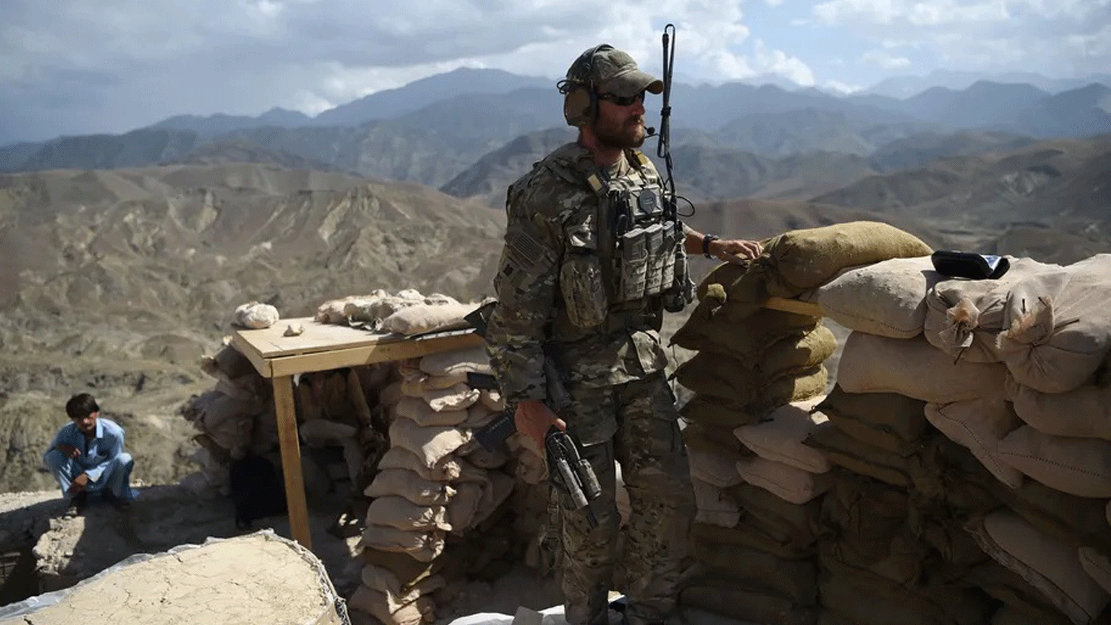  جندي من الجيش الأميركي عند نقطة تفتيش في ولاية ننجرهار شرقي أفغانستان. 8 تموز/يوليو 2018.