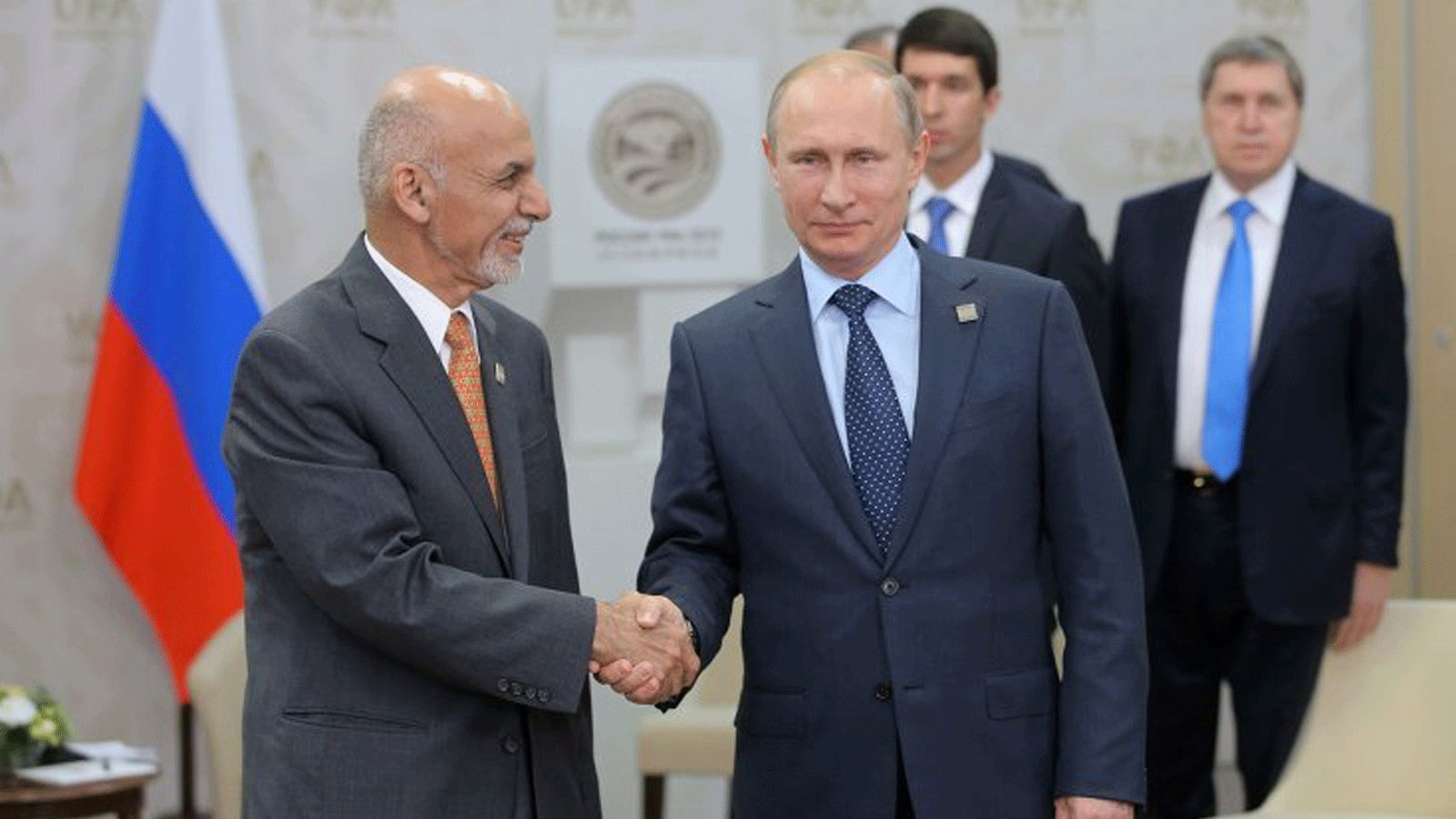 رئيس روسيا الاتحادية فلاديمير بوتين يلتقي رئيس جمهورية أفغانستان الإسلامية (أرشيفية)