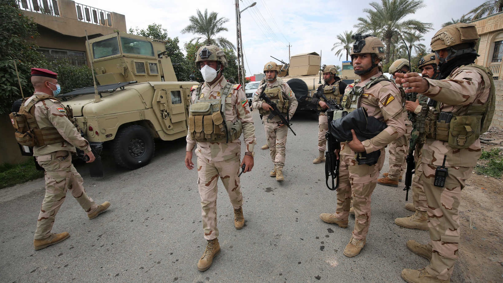 قوات عراقية تلاحق الاحد 15 أغسطس 2021 عناصر داعش في تنظيم داعش