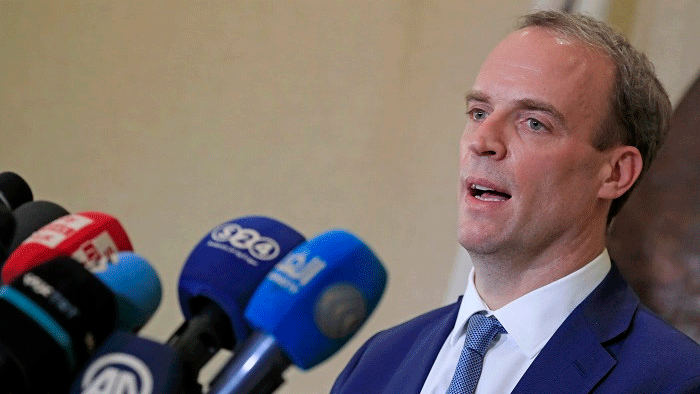 وزير الخارجية البريطاني دومينيك راب