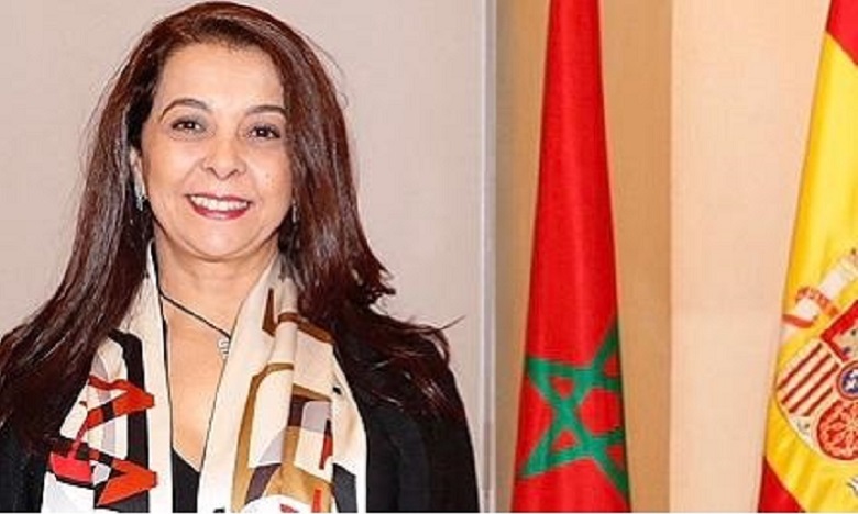 السفيرة المغربية لدى إسبانيا كريمة بنيعيش 