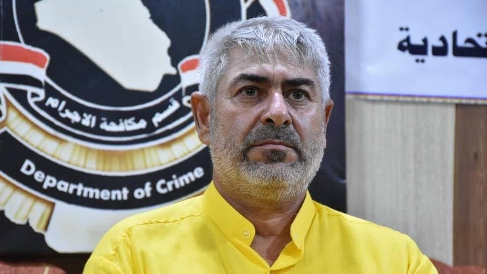 جواد حسين عبد الامير حكم عليه بالاعدام الاحد 22 آب أعسطس 2021 لقتله مدير بلدية كربالاء (الصورة من شرطة المحافظة)
