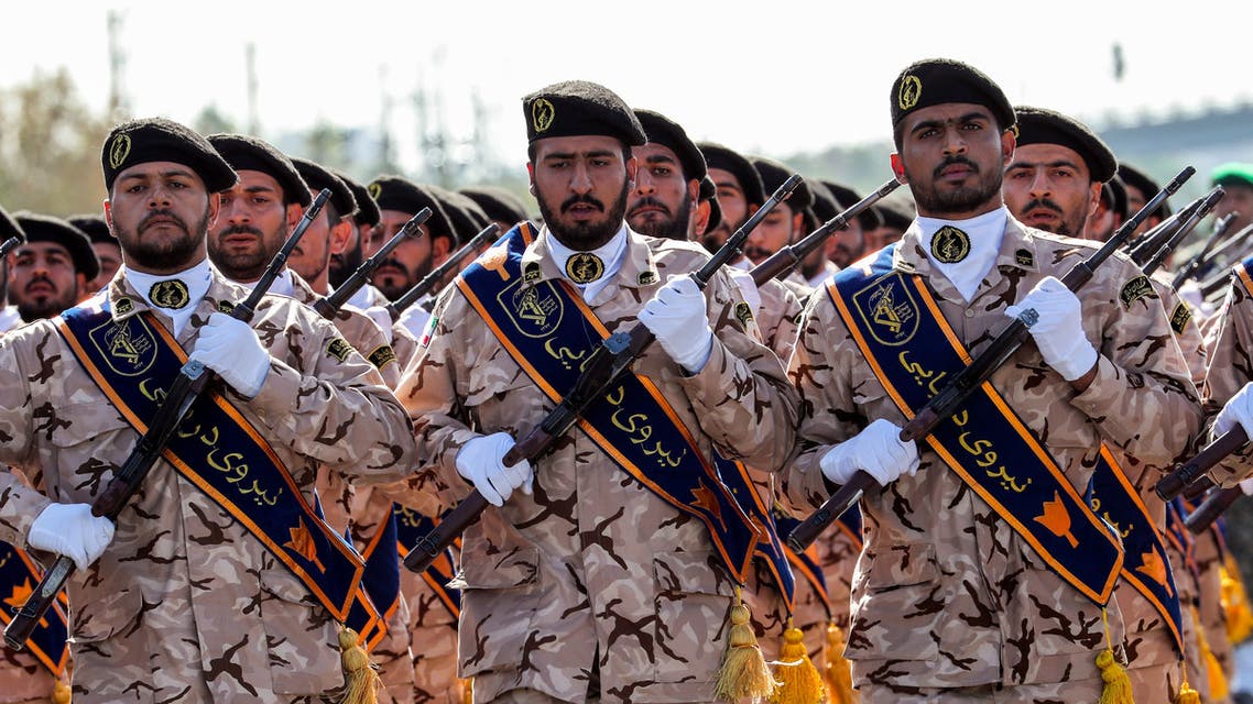 الحرس الثوري الإيراني في صورة من الأرشيف