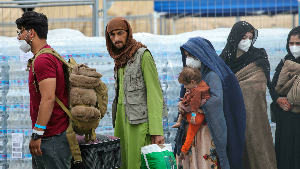 مجموعة من اللاجئين الأفغان في ألمانيا