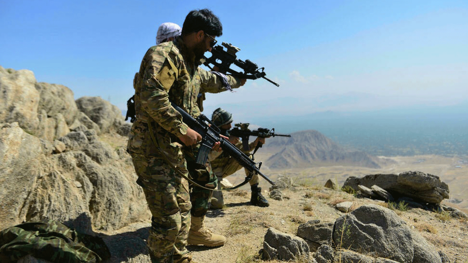  قوات المقاومة الأفغانية ضد طالبان في وادي بانشير 
