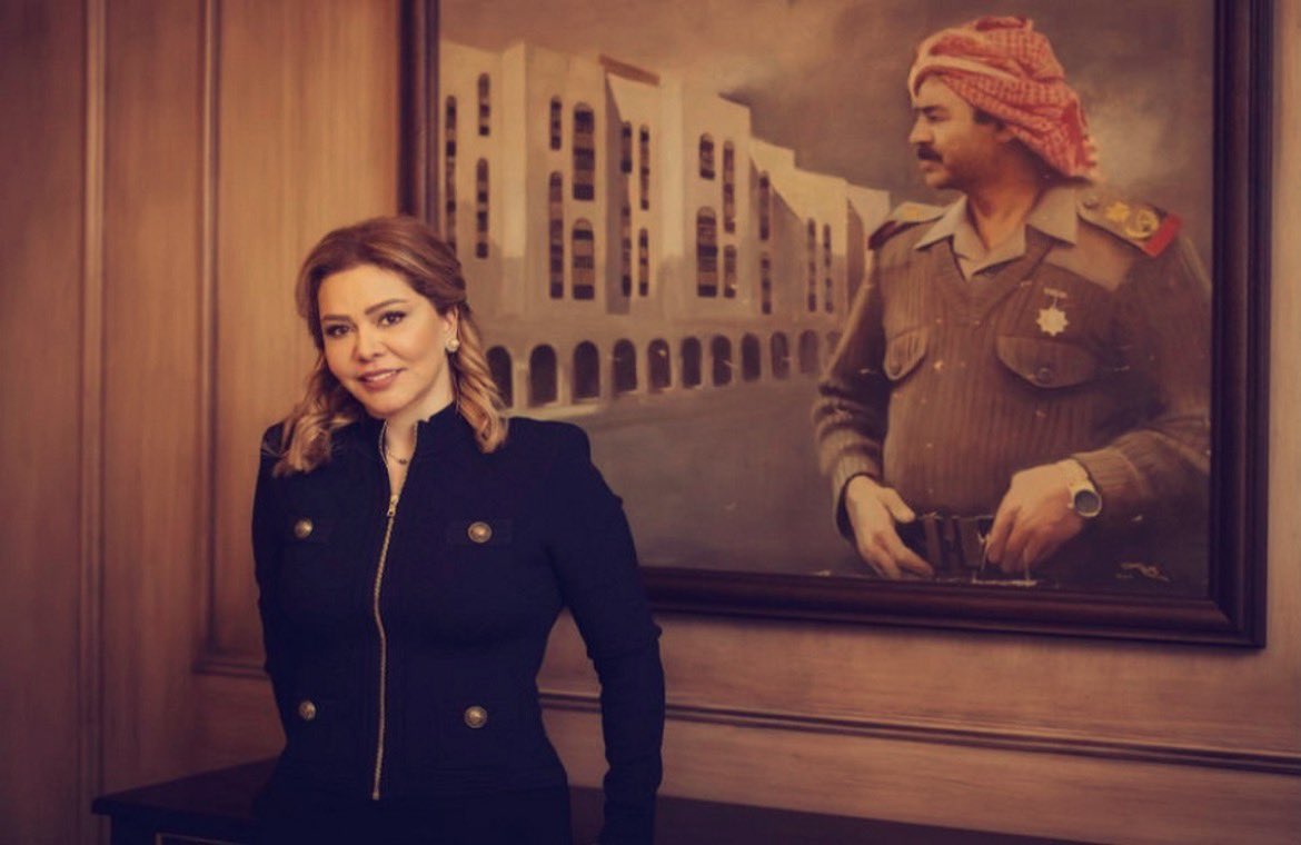 صورة نشرها المغرّد Ghazi لرغد صدام حسين مقدما لها التهاني بعيد ميلادها في 2 أيلول/ سبتمبر 2021