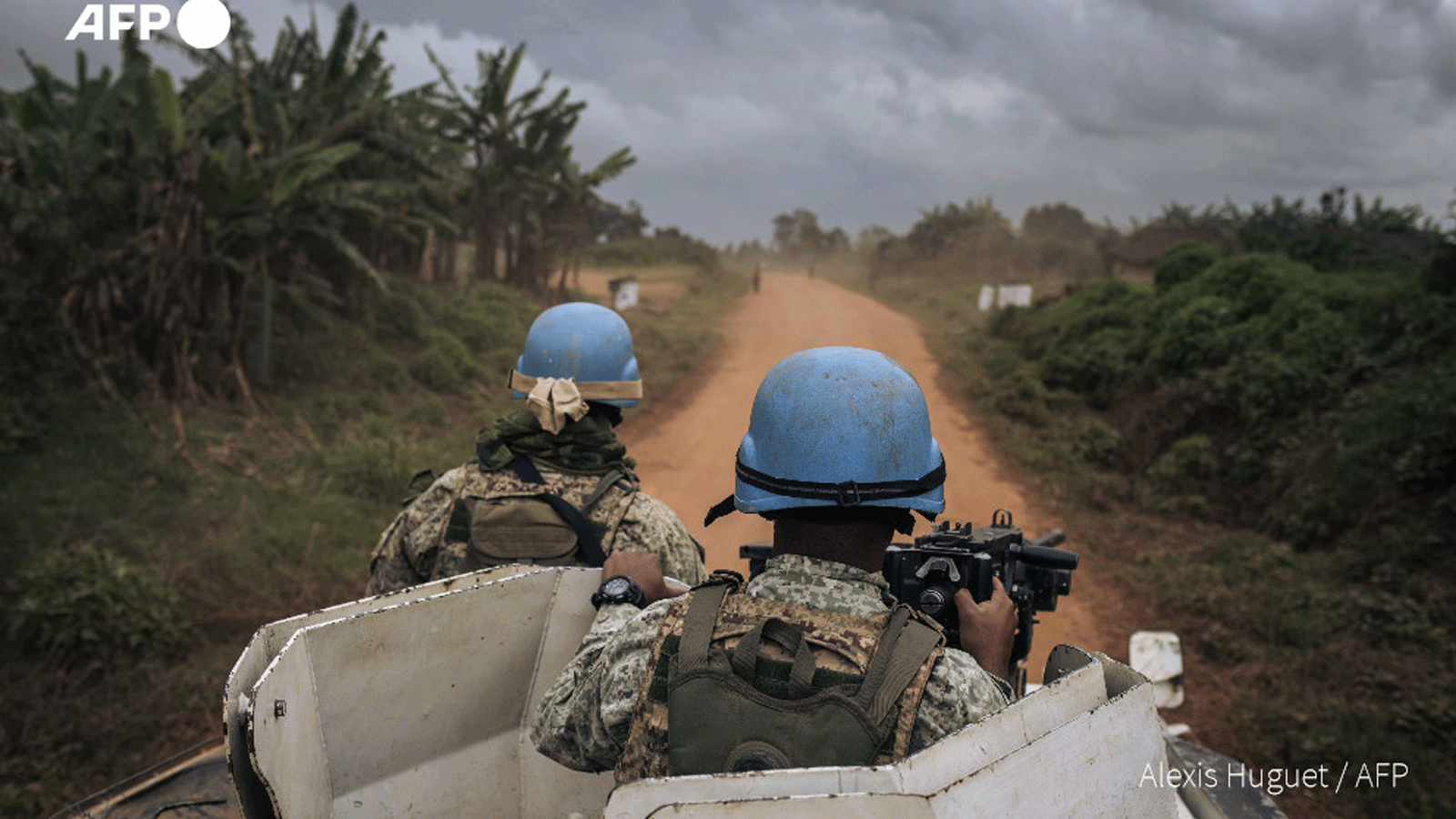 دورية تابعة لبعثة منظمة الأمم المتحدة لتحقيق الاستقرار في جمهورية الكونغو الديمقراطية في مقاطعة إيتوري