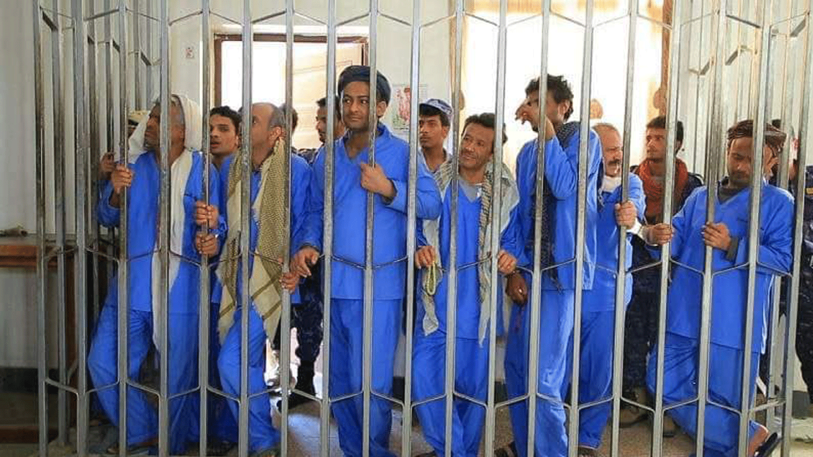 صورة متداولة عبر تويتر لليمينيين الذين تم إعدامهم إبان وجودهم في السجن