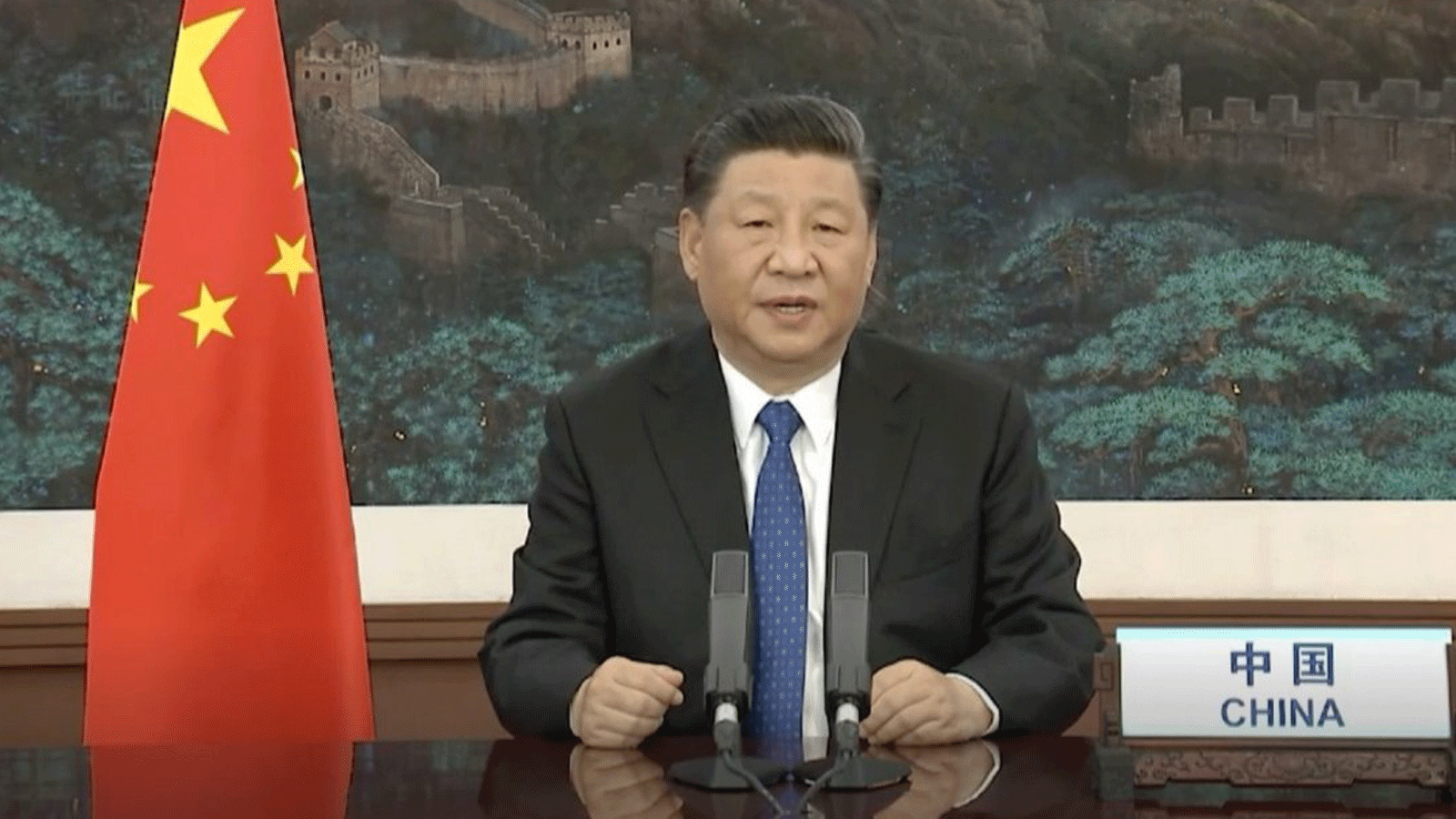 الرئيس الصيني شي جين بينغ يلقي كلمة أمام الاجتماع الافتراضي لجمعية الصحة العالمية يوم الاثنين 18 أيار/ مايو 2020