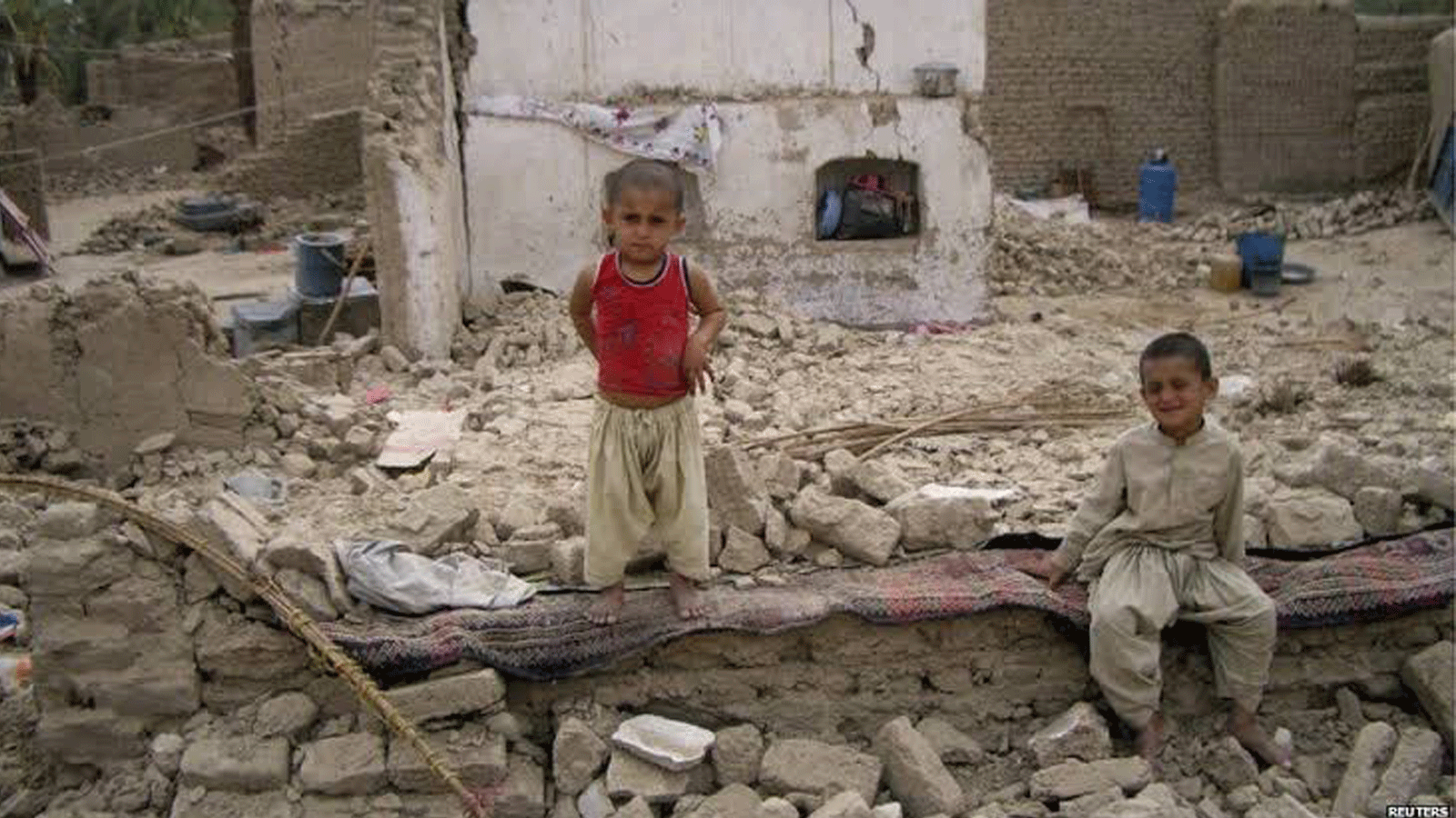 إحدى الصور المتداولة على تويتر من أضرار الزلزال في هارناي/ باكستان. 7 تشرين الأول/ أكتوبر 2021