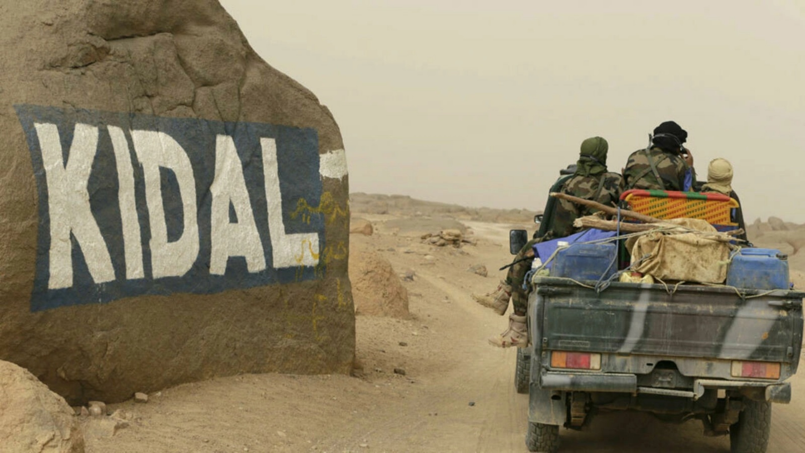 آلية عسكرية في مدينة كيدال شمال مالي. (أرشيفية)