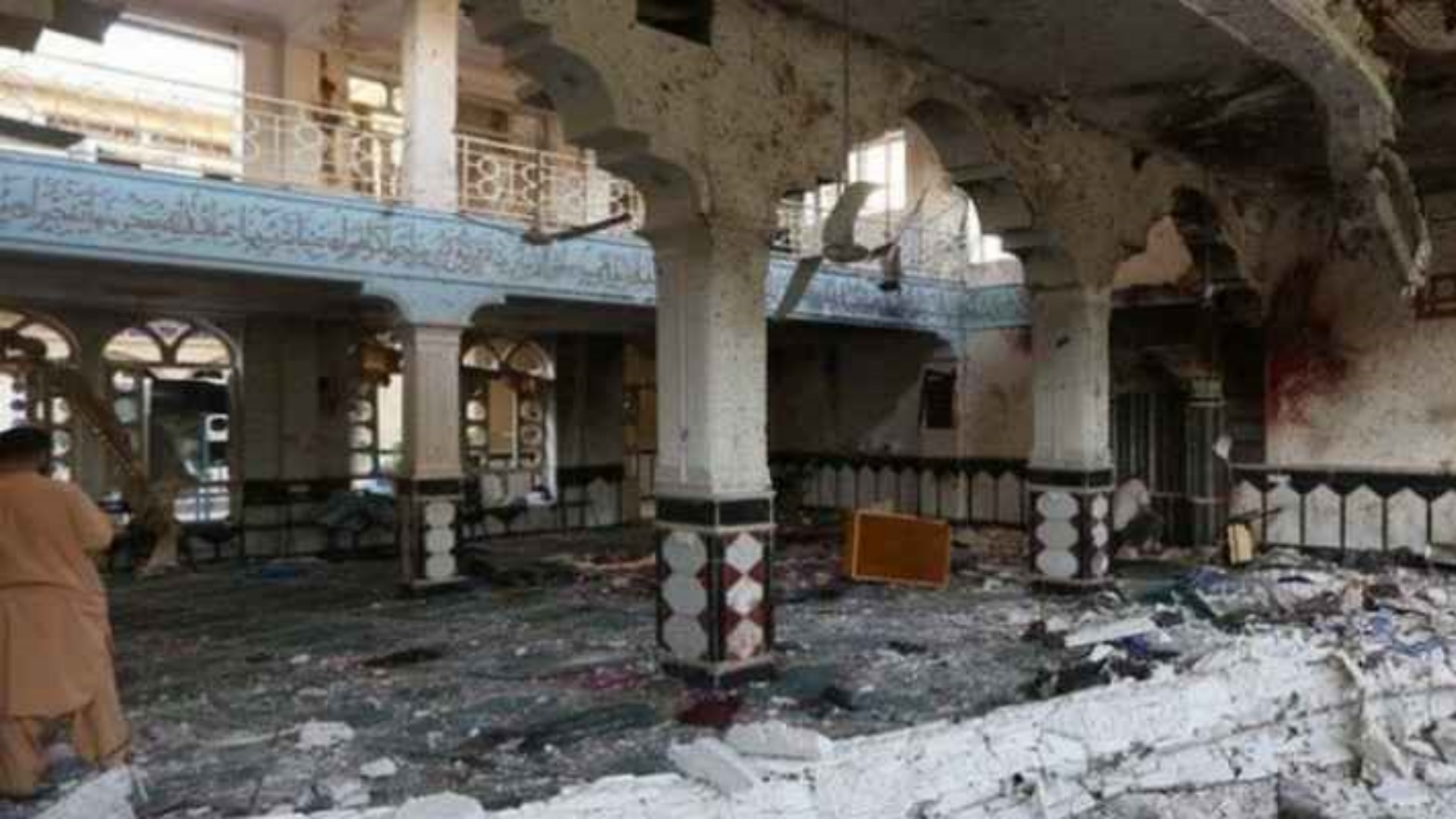 مسجد شيعي في مدينة قندهار الأفغانية حيث وقعت انفجارات أثناء صلاة الجمعة. 15 تشرين الأول/ أكتوبر 2021.