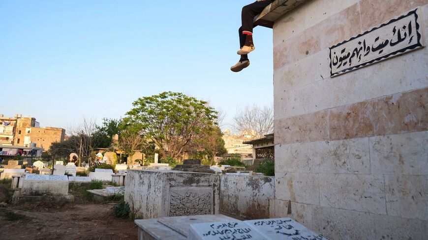 صورة عامة لمقبرة الغرباء في طرابسل شمال لبنان