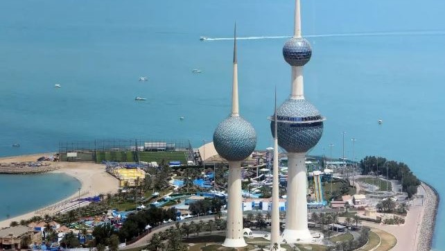 منظر عام من مدينة الكويت في صورة من الأرشيف