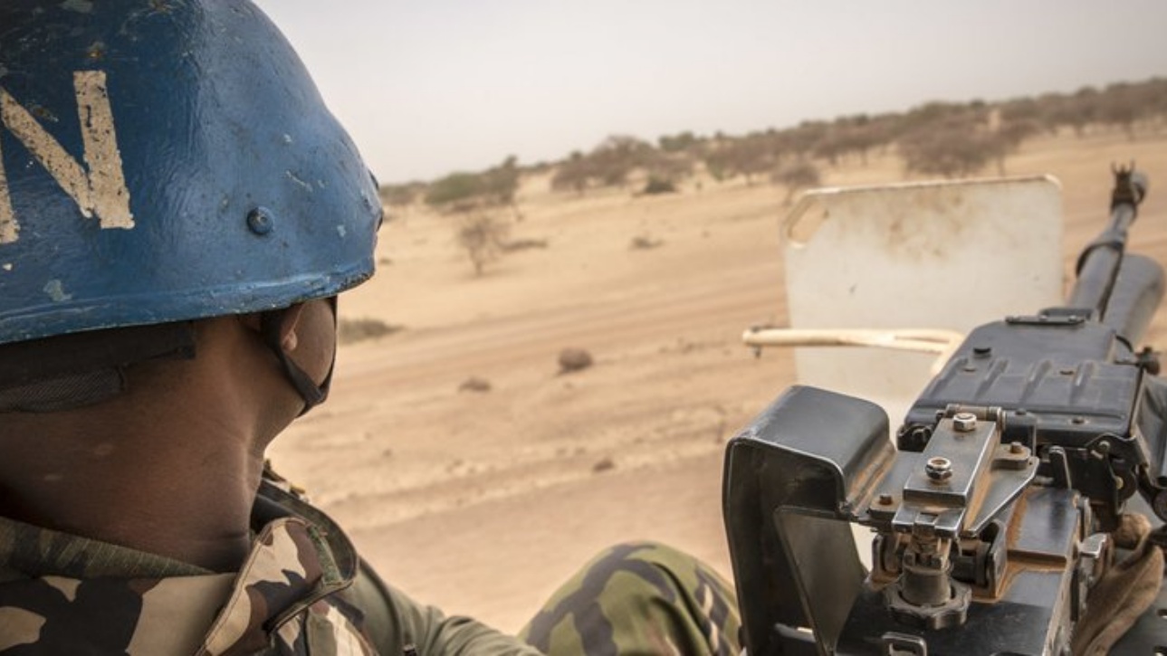 عنصر من قوات حفظ السلام التابعة للأمم المتحدة في مالي (صفحة UN Geneva في تويتر)