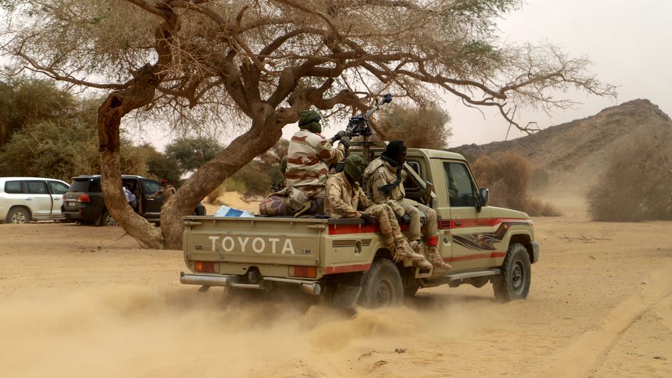 صورة تعود إلى العام 2020 لجنود في جيش النيجر في مهمة في الصحراء