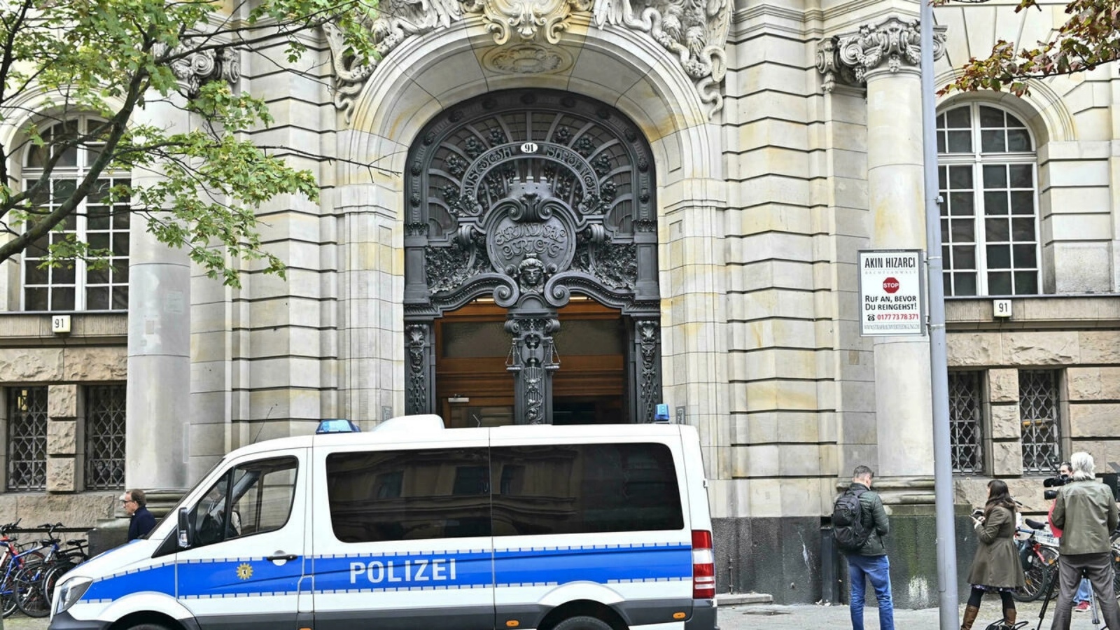 محكمة برلين حيث يحاكم فاديم كراسيكوف، الملقب سوكولوف والمتهم بقتل قائد شيشاني سابق، وهو مواطن جورجي، بأوامر من موسكو