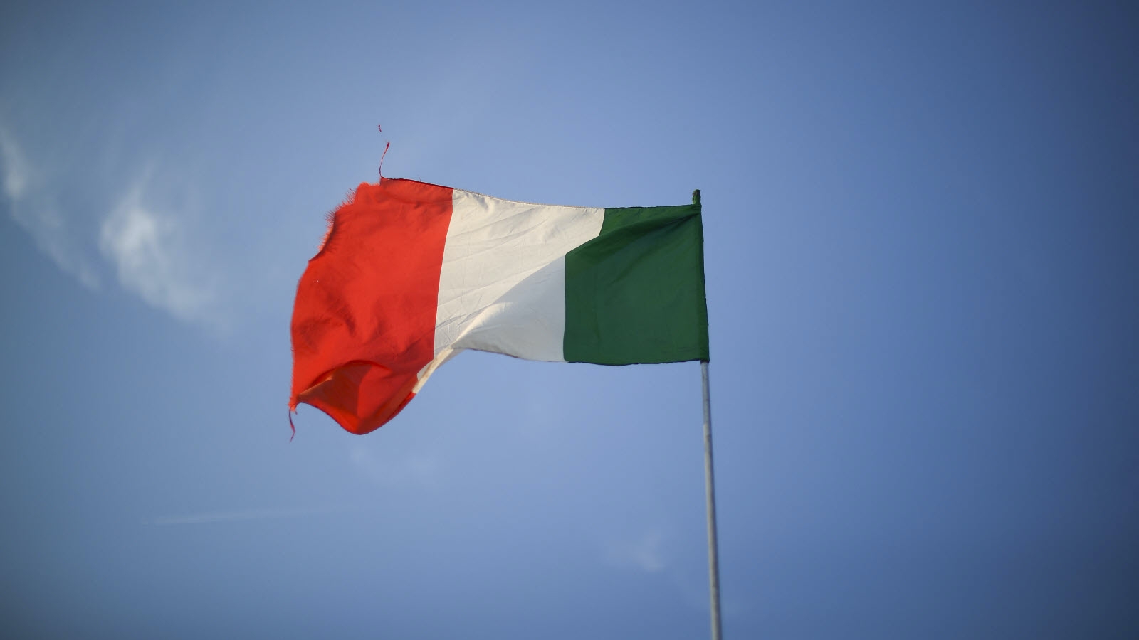 علم إيطاليا في صورة غير مؤرخة