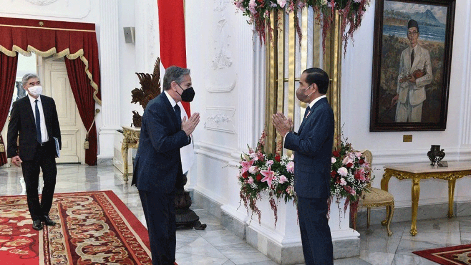 بلينكن في لقائه مع الرئيس جوكو ويدودو في إندونيسيا