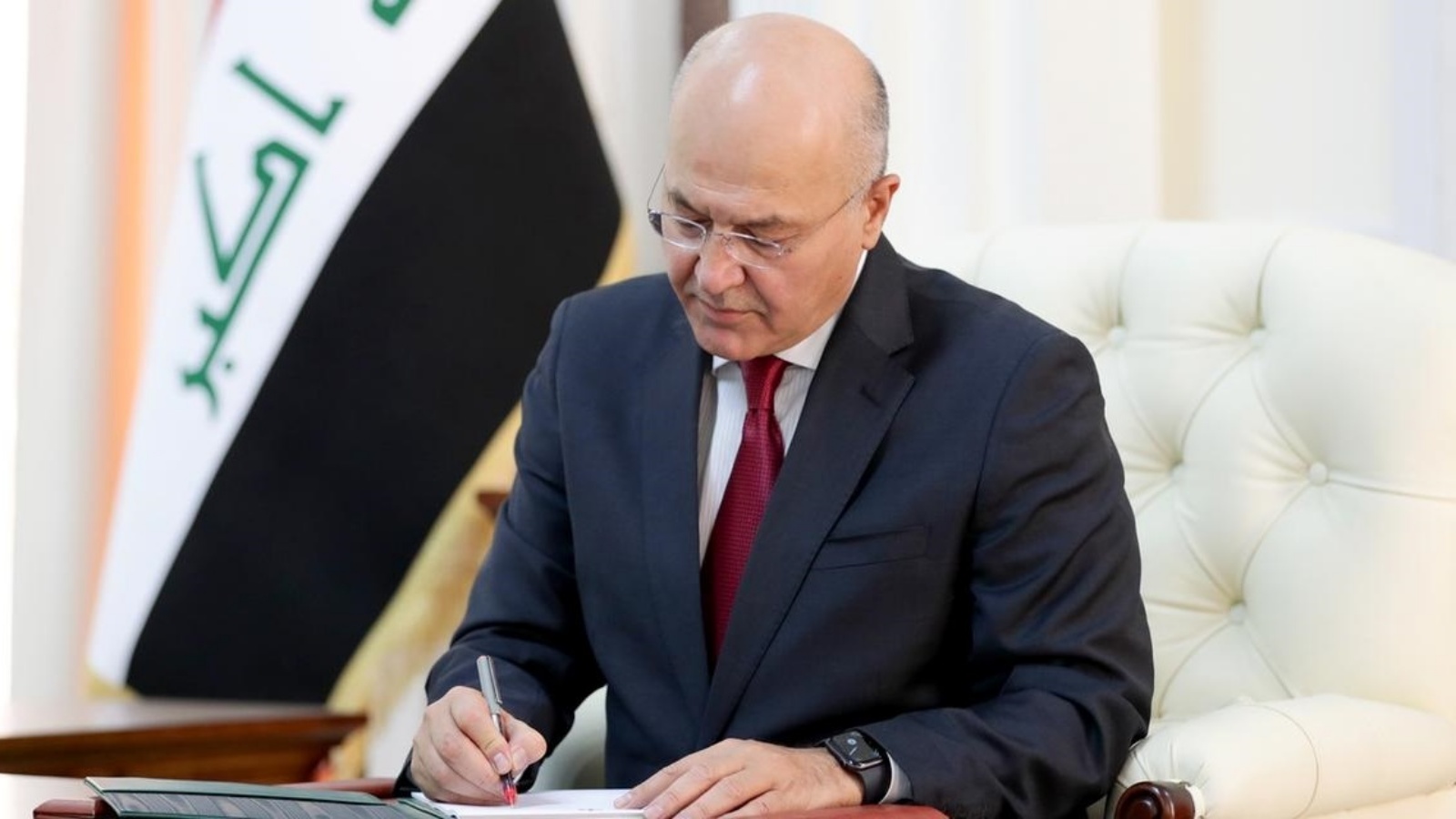 الرئيس العراقي برهم صالح دعا الخميس 30 كانون الأول/ ديسمبر 2021 إلى الانعقاد في جلسته الأولى في التاسع من الشهر المقبل (الرئاسة)