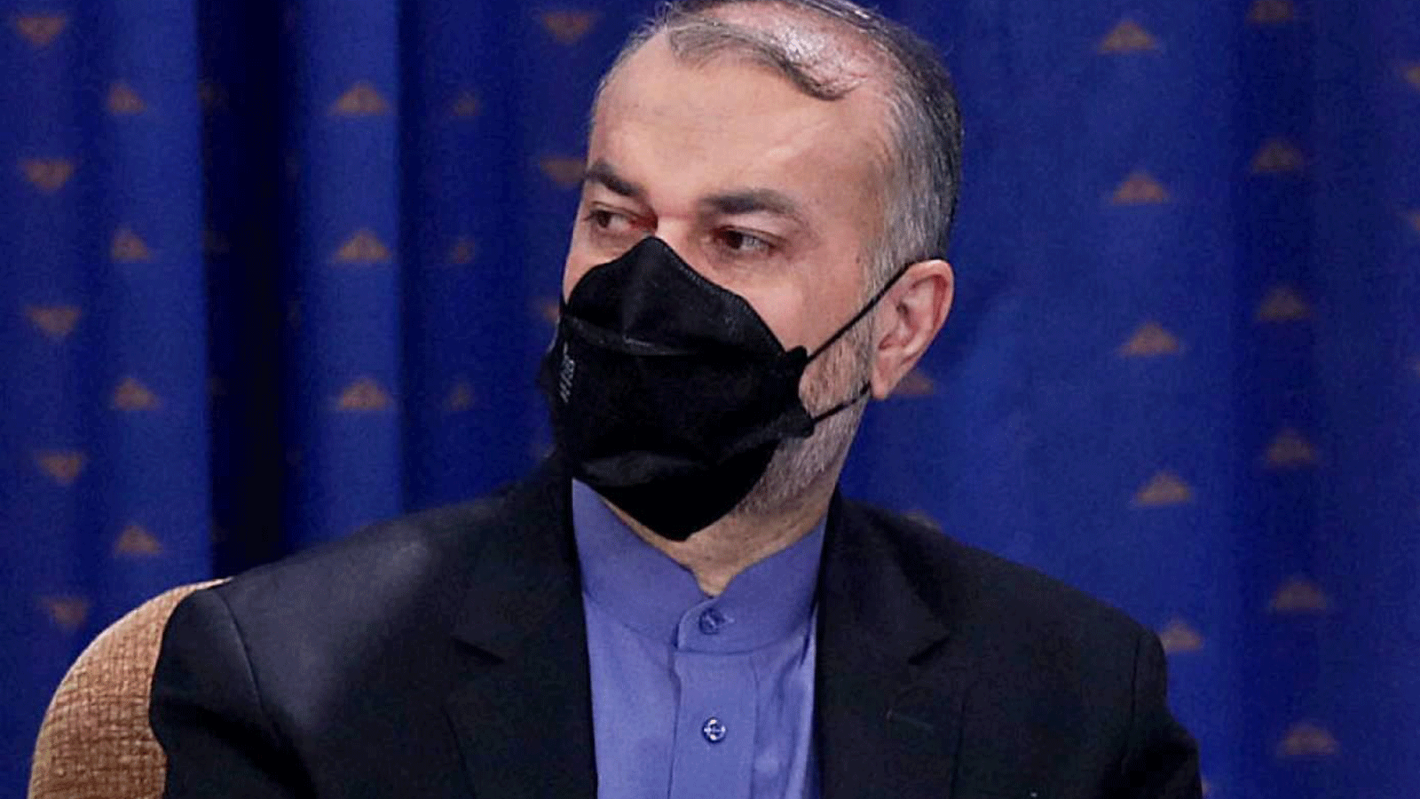 وزير الخارجية الإيراني حسين أمير عبد اللهيان خلال الاجتماع الأول لمجلس الوزراء الجديد في طهران، في 26 آب/ أغسطس 2021