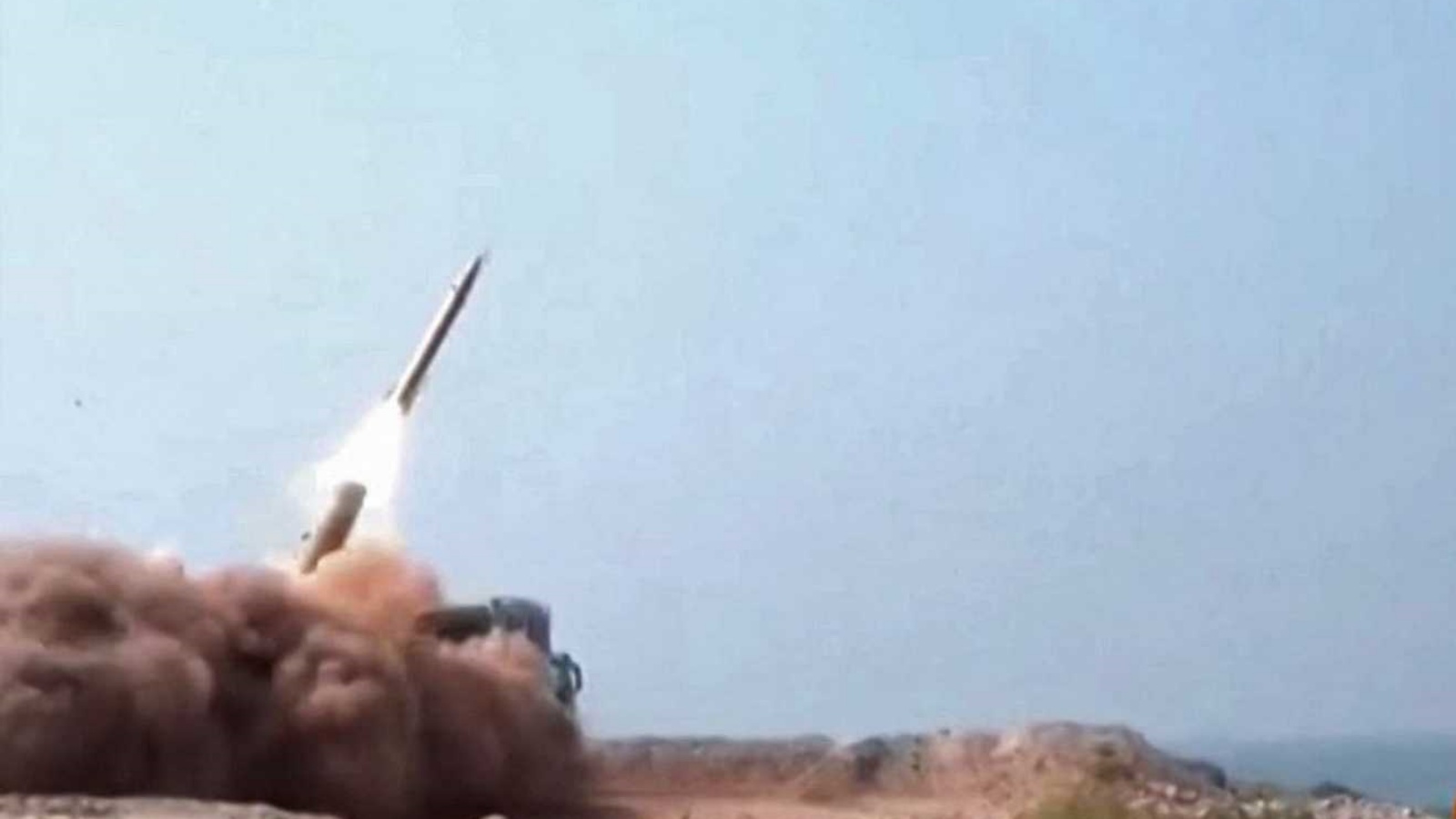لحظة إطلاق الصاروخ الإيراني (من الوثائقي الخاص بالعملية الذي بثه التلفزيون الرسمي). الخميس 30 كانون الأول/ديسمبر 2021