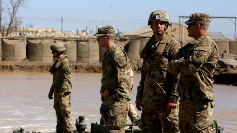 جنود أميركيون في شمال بغداد في صورة من الأرشيف