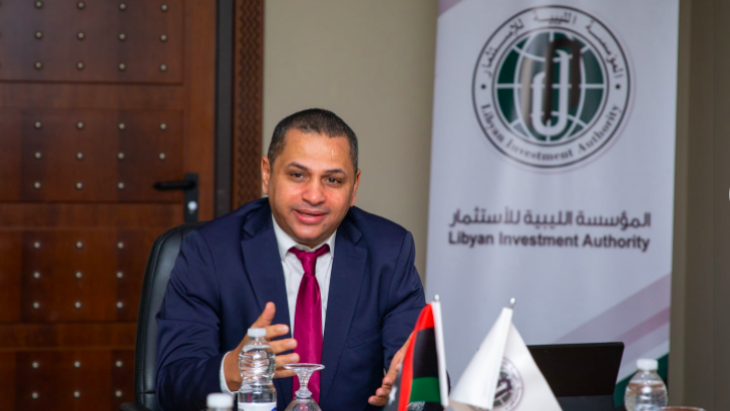 علي محمود حسن رئيس المؤسسة الليبية للاستثمار، نقلاً عن حساب فيسبوك المؤسسة الليبية للاستثمار