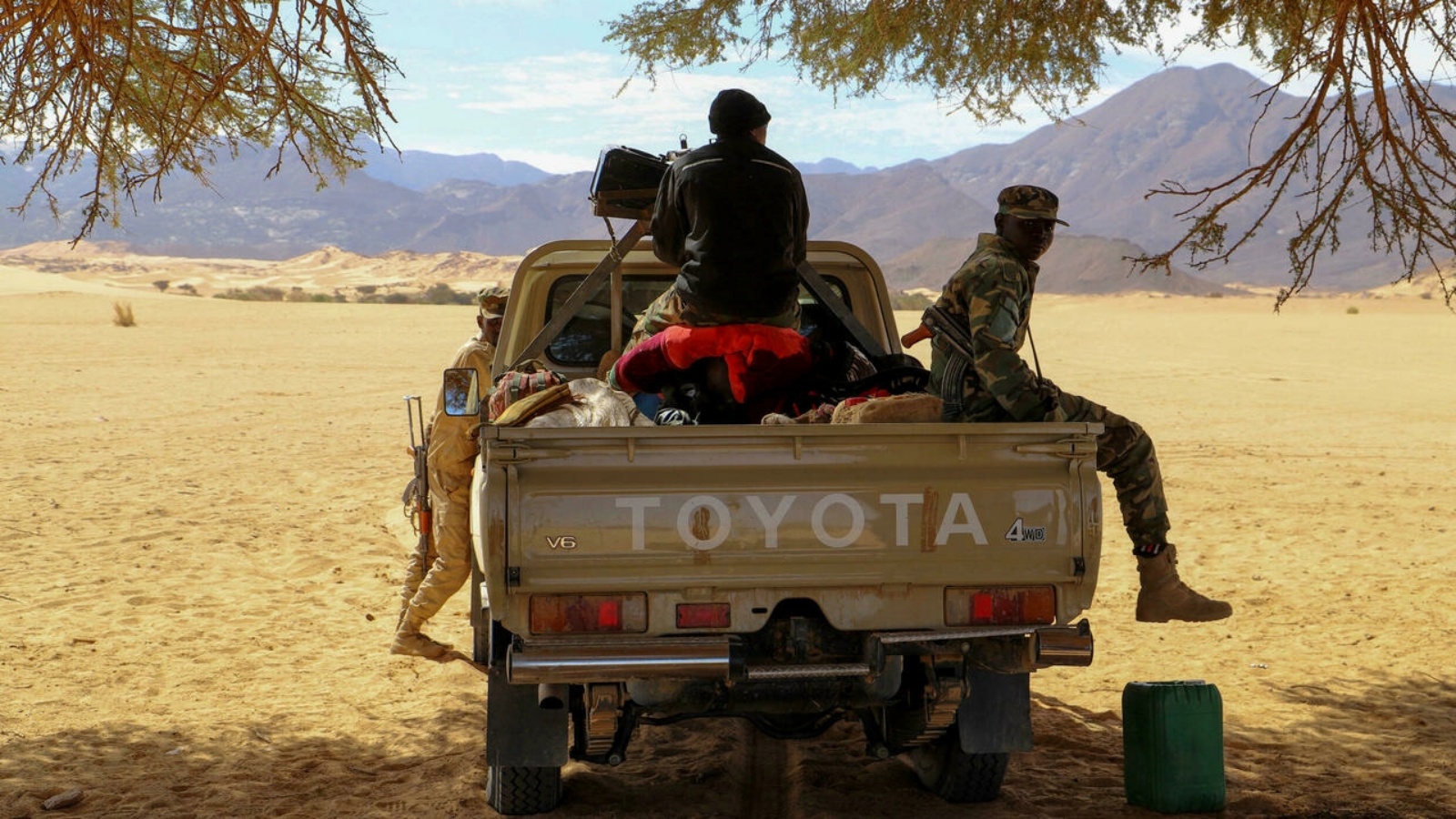 جنود من النيجر في صحراء إييفيرونان في 12 فبراير 2020