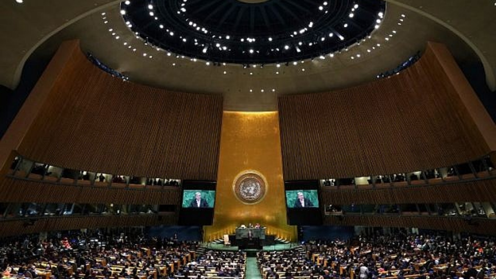 الأمين العام للأمم المتحدة أنطونيو غوتيريش يخاطب الجمعية العامة للأمم المتحدة (أرشيفية)