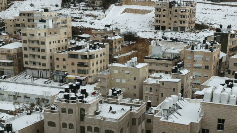 مدينة رام الله في الضفة الغربية المحتلة في 27 يناير 2022