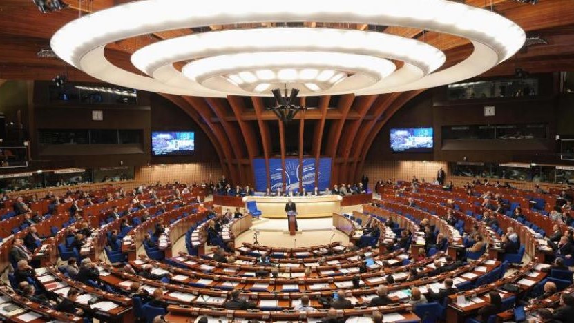 صورة من الأرشيف لجلسة للجمعية البرلمانية لمجلس أوروبا في ستراسبورغ الفرنسية