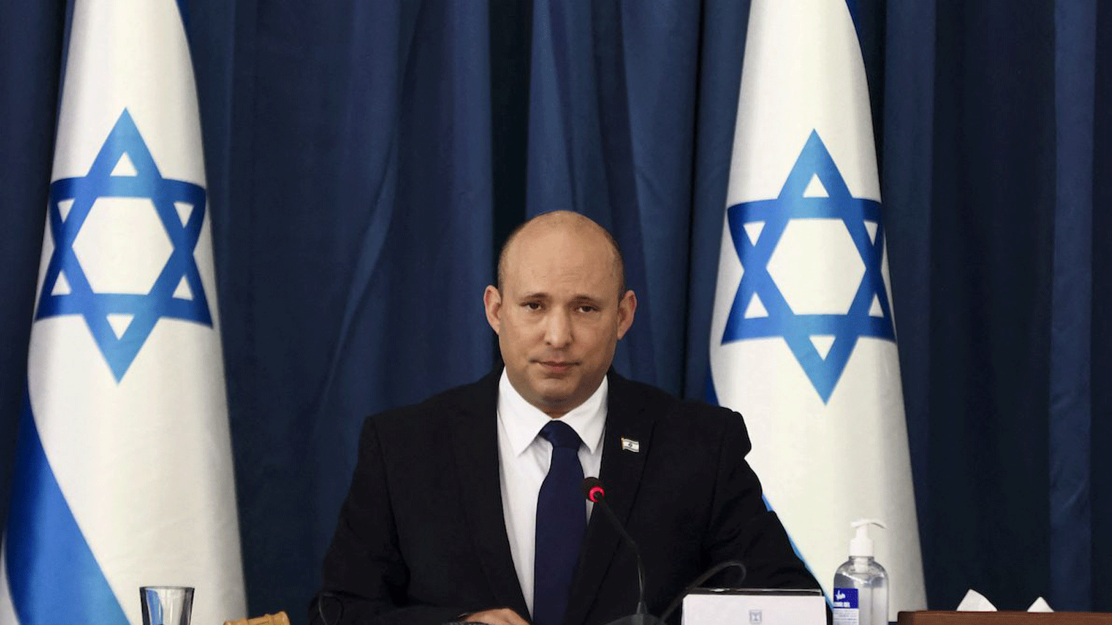 رئيس الوزراء الإسرائيلي نفتالي بينيت متحدثا في القدس. 8 آب\أغسطس 2021