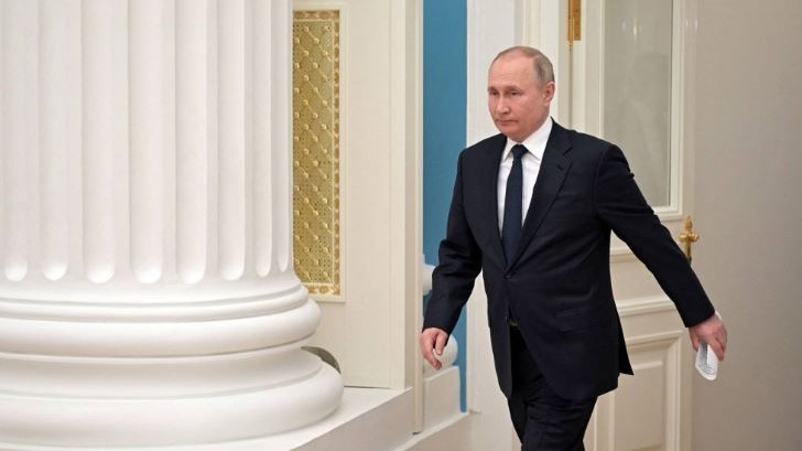 الرئيس الروسي فلاديمير بوتين في الكرملين