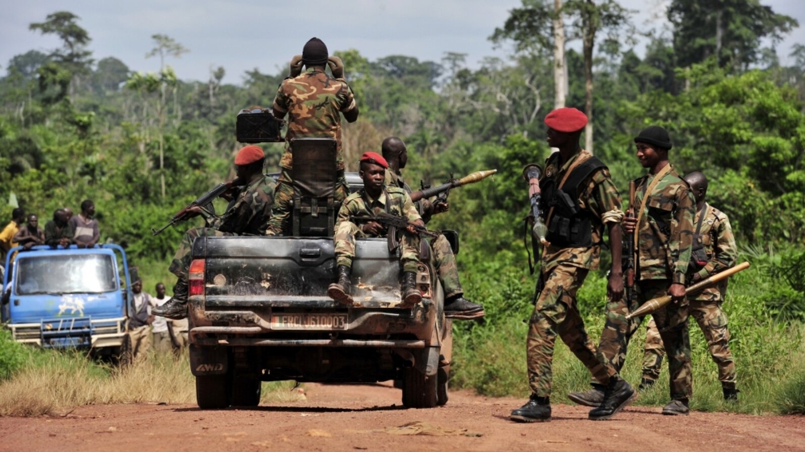 جنود عناصر من جيش ساحل العاج