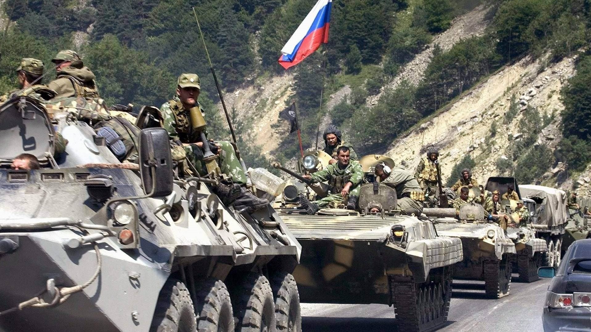 صورة من الأرشيف لقوة من الجيش الروسي