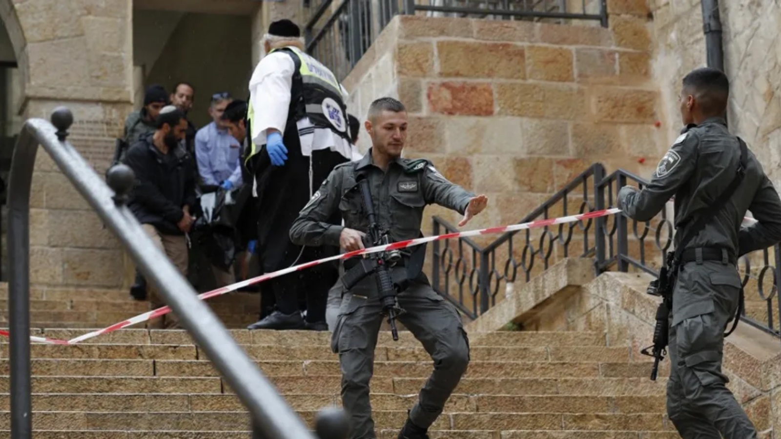 محاولة طعن رجال شرطة كانوا متمركزين في البلدة القديمة في القدس الشرقية (أرشيفية)