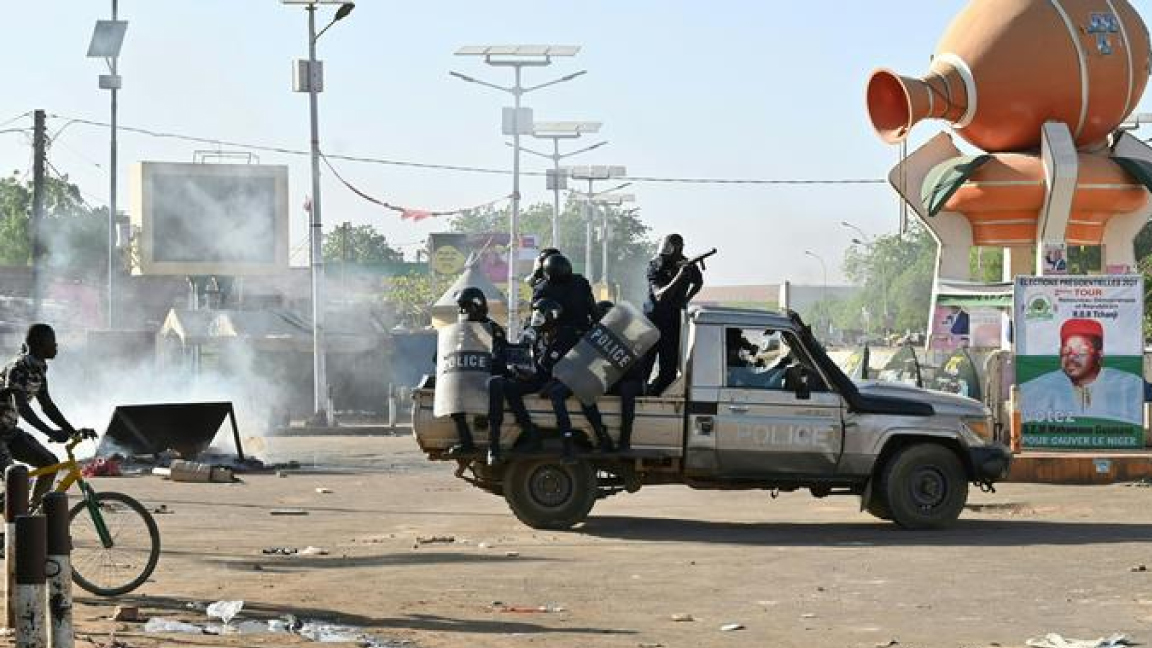 صورة من الأرشيف لسيارة تابعة للشرطة في النيجر