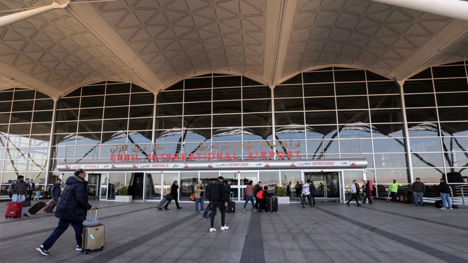 مسافرون في مطار أربيل الدولي (توضيحية)